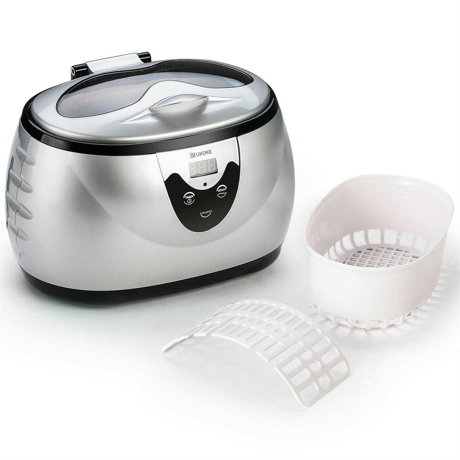 Ukoke Professional Ultrasonic Jewelry Cleaner with Timer Portable Cleaning Machine uuc06s