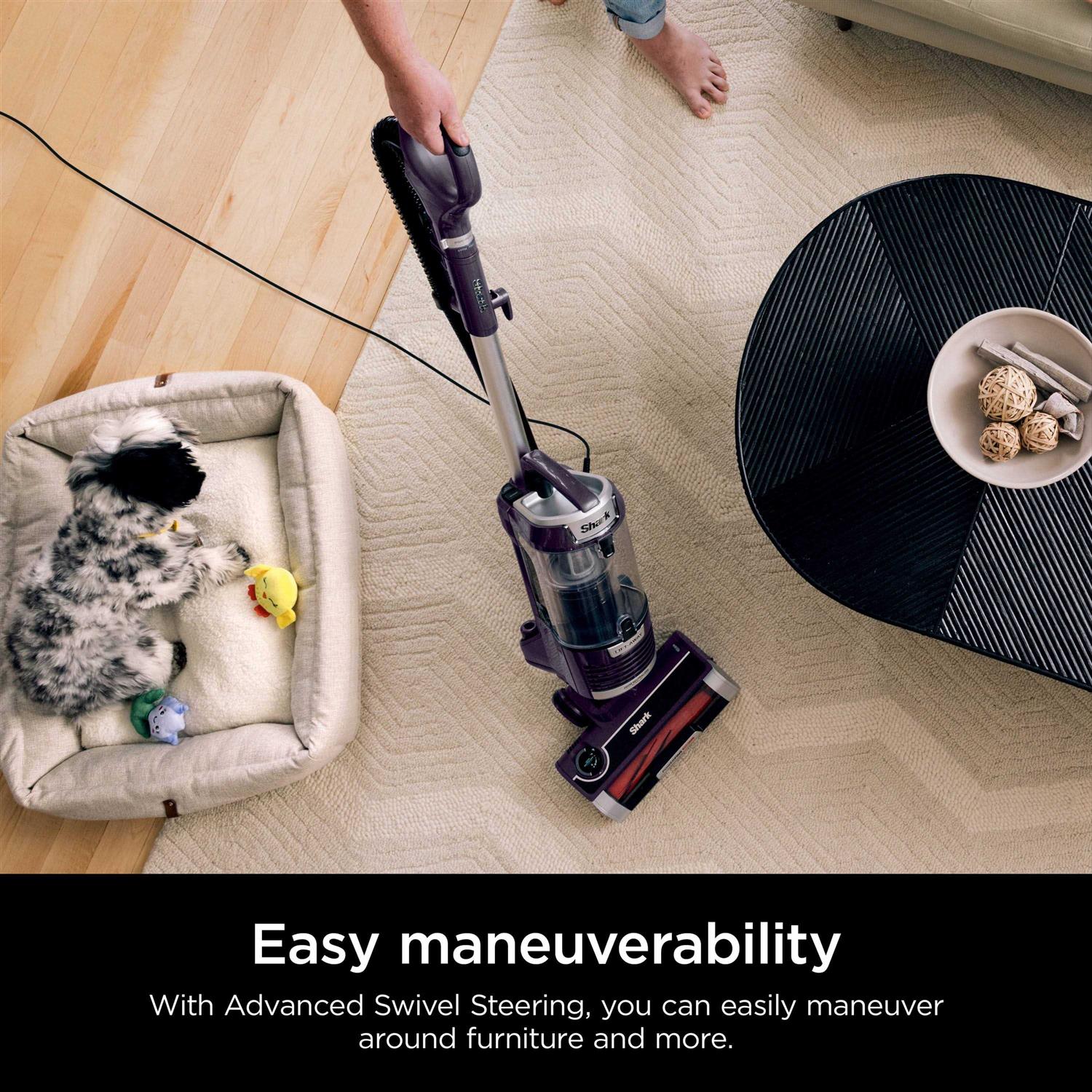 Shark Lift-Away with PowerFins HairPro & Odor Neutralizer Technology Upright Multi Surface Vacuum ZD550 - Image 3