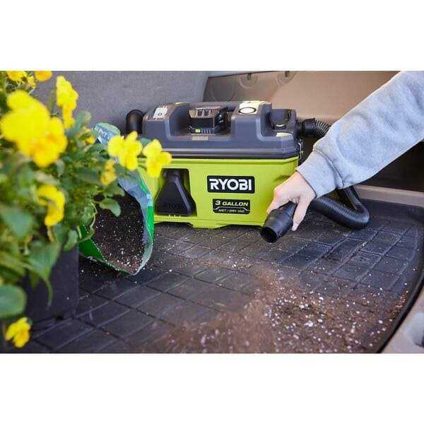 RYOBI ONE+ 18V LINK Cordless 3 Gal. Wet/Dry Vacuum 1-1/4 in. Crevice Tool and Utility Nozzle - Image 3