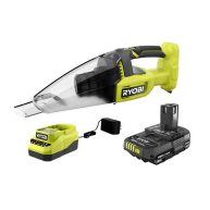 RYOBI ONE+ 18V Cordless Multi-Surface Handheld Vacuum Kit with 2.0 Ah Battery and Charger