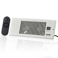 VEVOR Register Booster Fan, Quiet Vent Booster Fan Fits 4” x 12” Register Holes, with Remote Control and Thermostat Control
