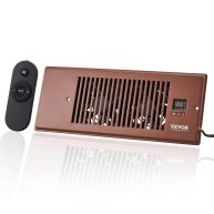VEVOR Register Booster Fan, Quiet Vent Booster Fan Fits 4” x 12” Register Holes, with Remote Control and Thermostat Control