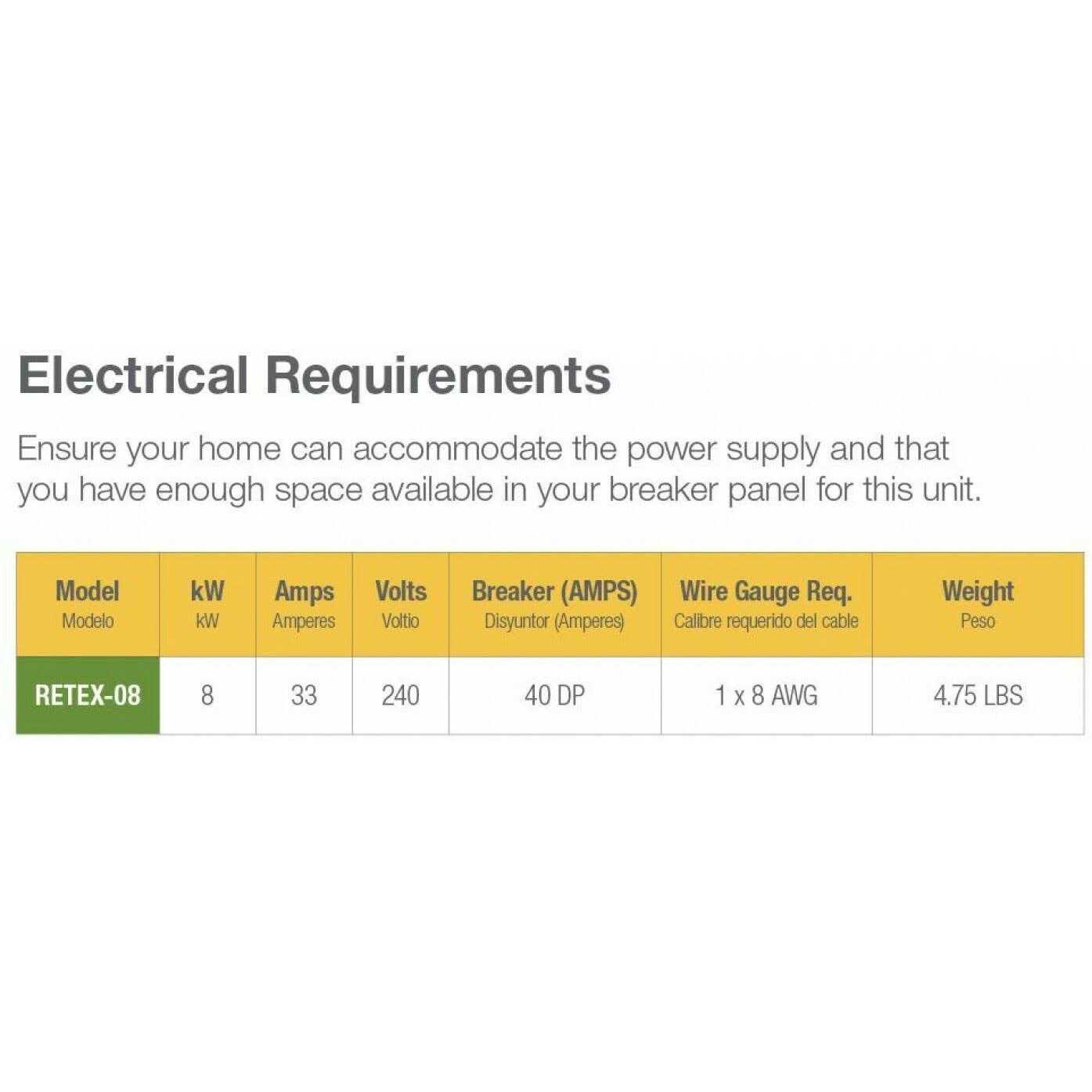 Rheem Performance RETEX-08 - Image 4