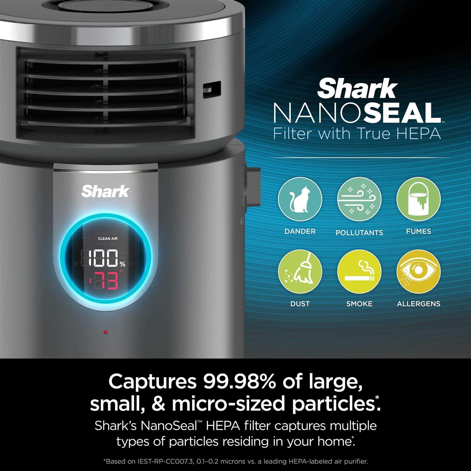 Shark 3-in-1 Air Purifier Heater & Fan with NanoSeal HEPA - Image 2