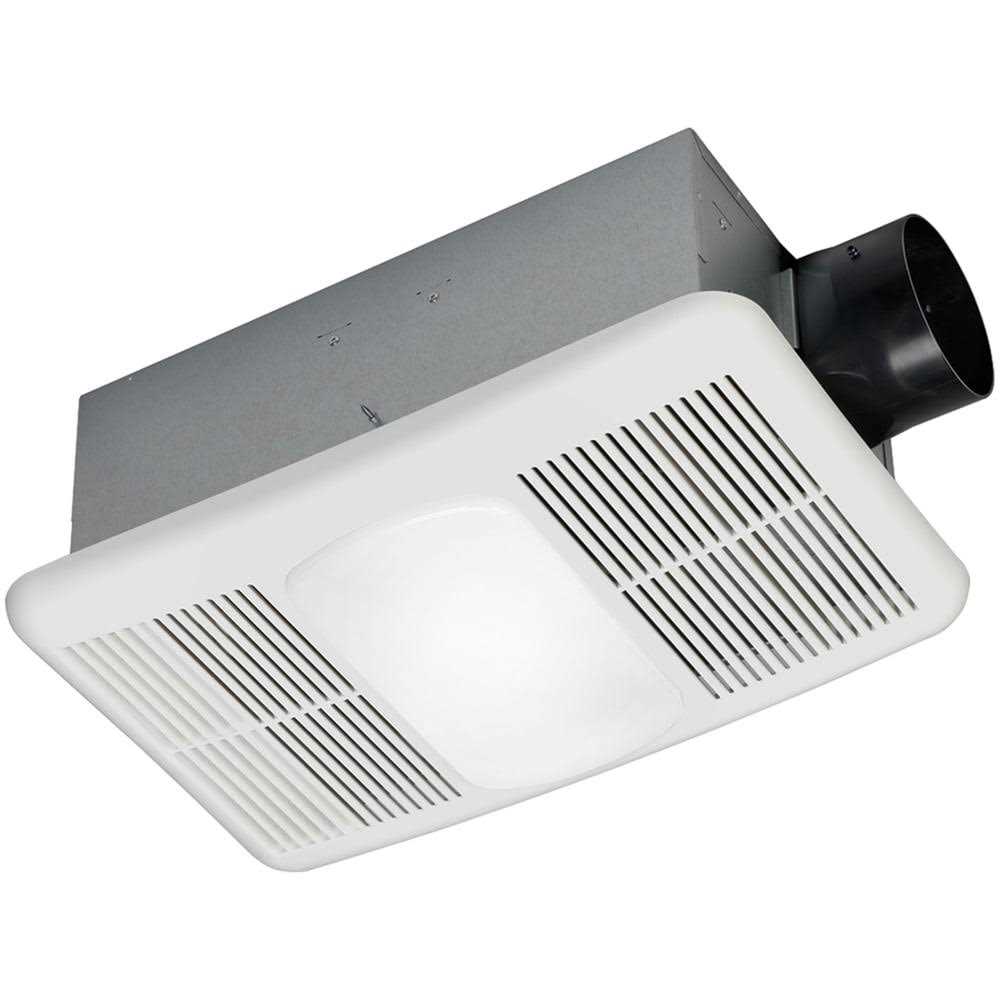 Utilitech Heater 1.5-Sone 80-CFM White Lighted Bathroom Fan and Heater