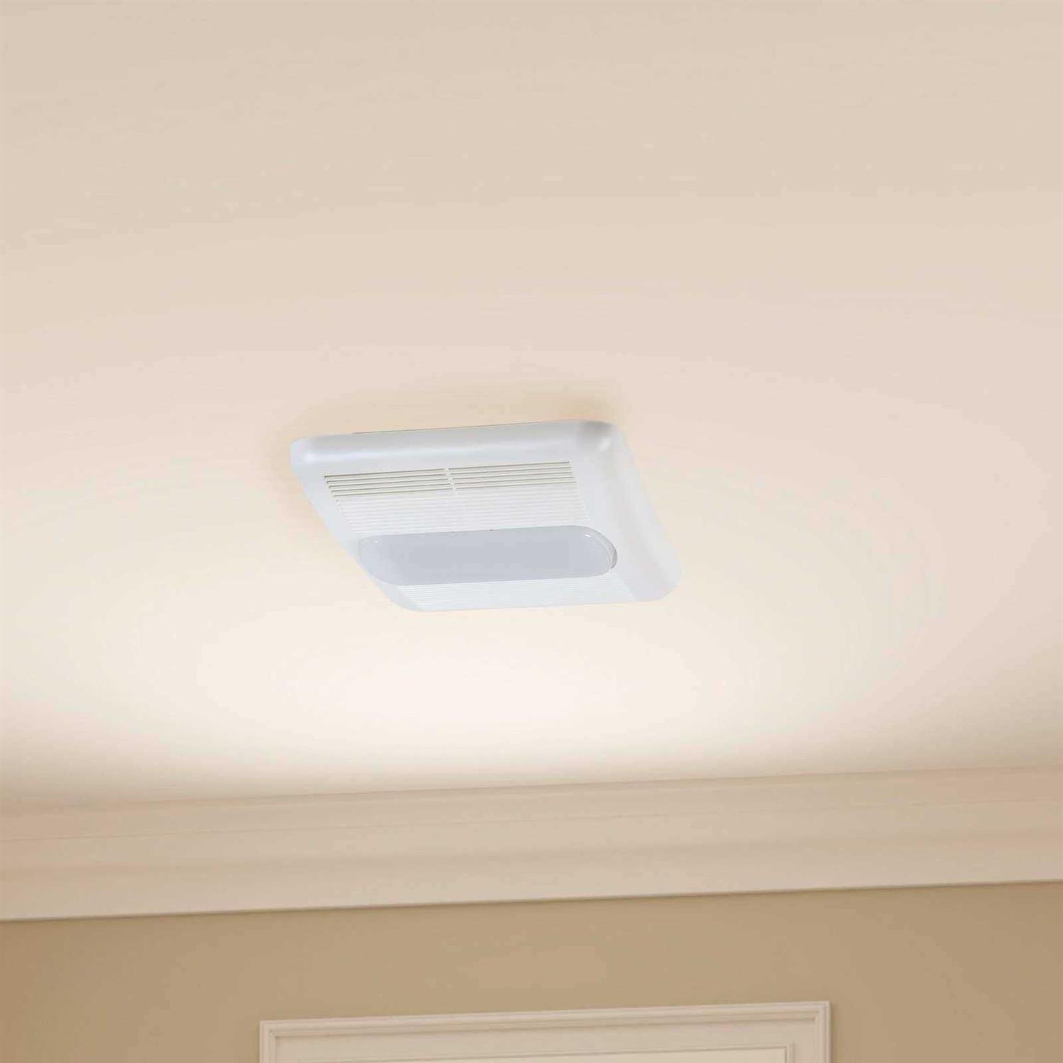 Utilitech Heater 1.5-Sone 80-CFM White Lighted Bathroom Fan and Heater - Image 3