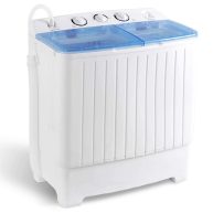 Super Deal 2in1 Mini Compact Twin Tub Washing Machine 17.6lbs Washer + Spinner Combo