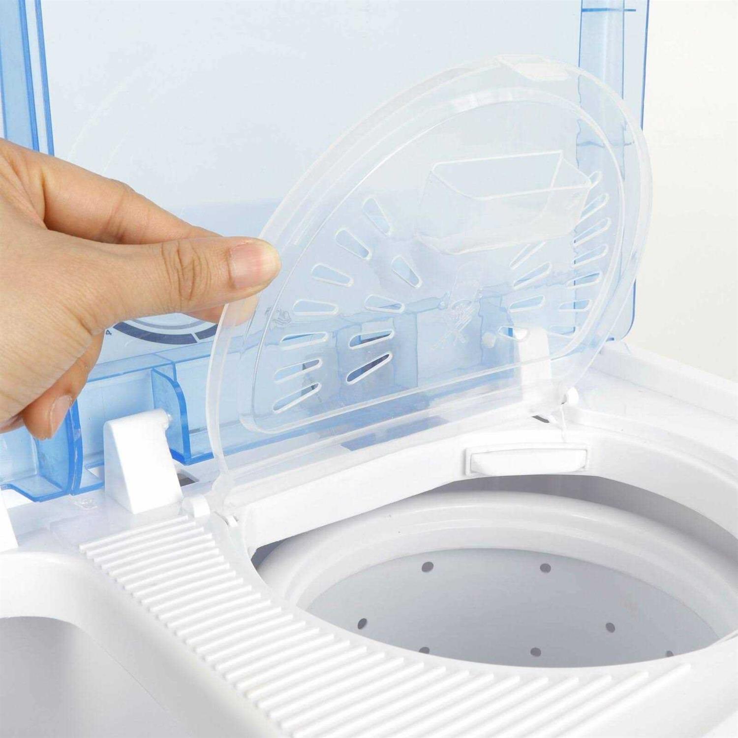 Super Deal 2in1 Mini Compact Twin Tub Washing Machine 17.6lbs Washer + Spinner Combo - Image 5