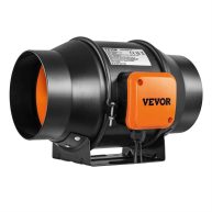 VEVOR Inline Duct Fan 6-Inch 402 CFM with Temperature Humidity Controller