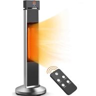 Sun-Ray 5100-BTU 120-Volt Stainless Steel Carbon Fiber Electric Patio Heater 1L1016