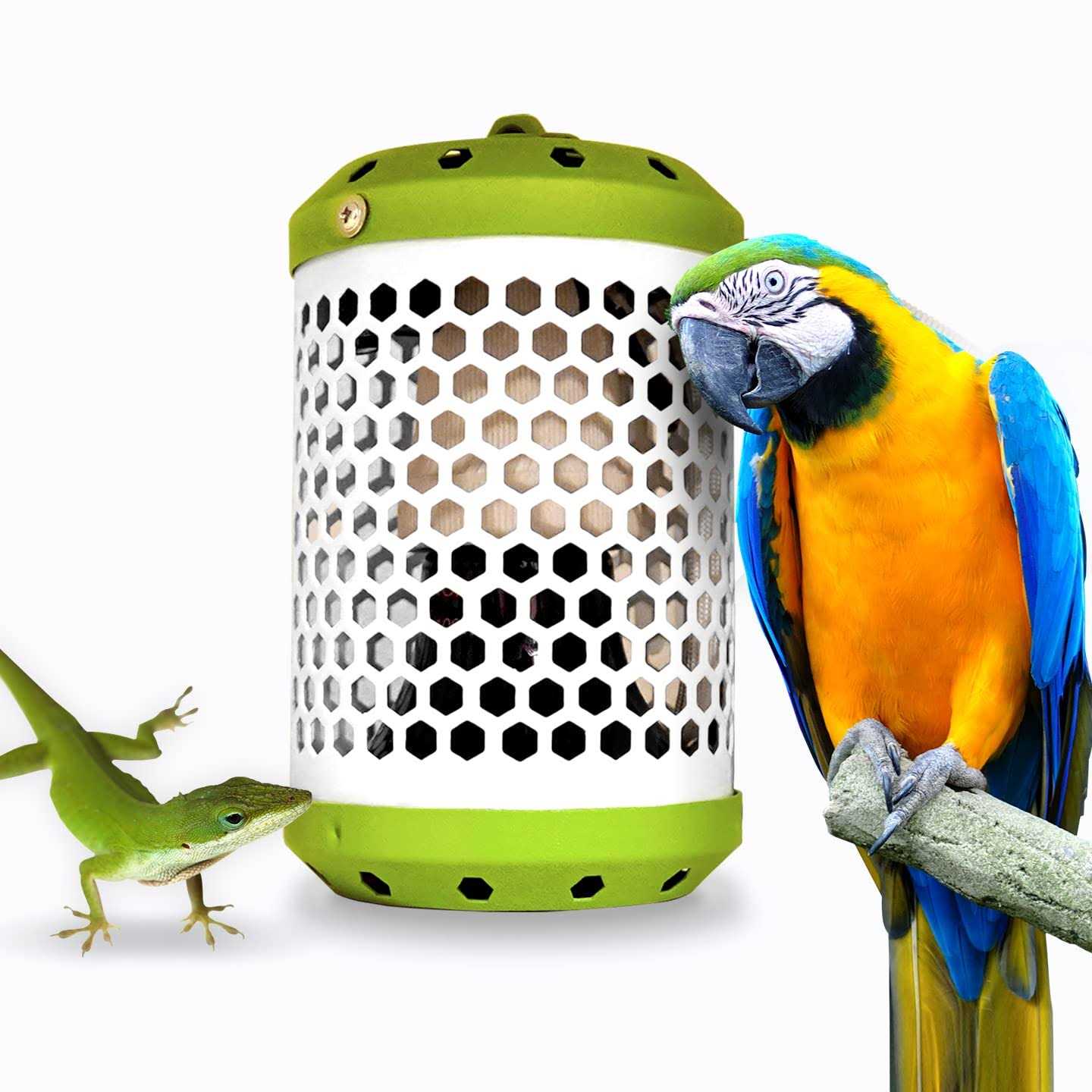 Smart Bird Cage Heater with Auto Temperature Control and Anti-bite Power Cord Protector, Safe for Touching and Reliable Heating 24×7