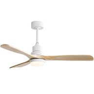 Sofucor 52 in. Changing Integrated LED Indoor/Outdoor Gold Ceiling Fan with Light Kit and Remote Control