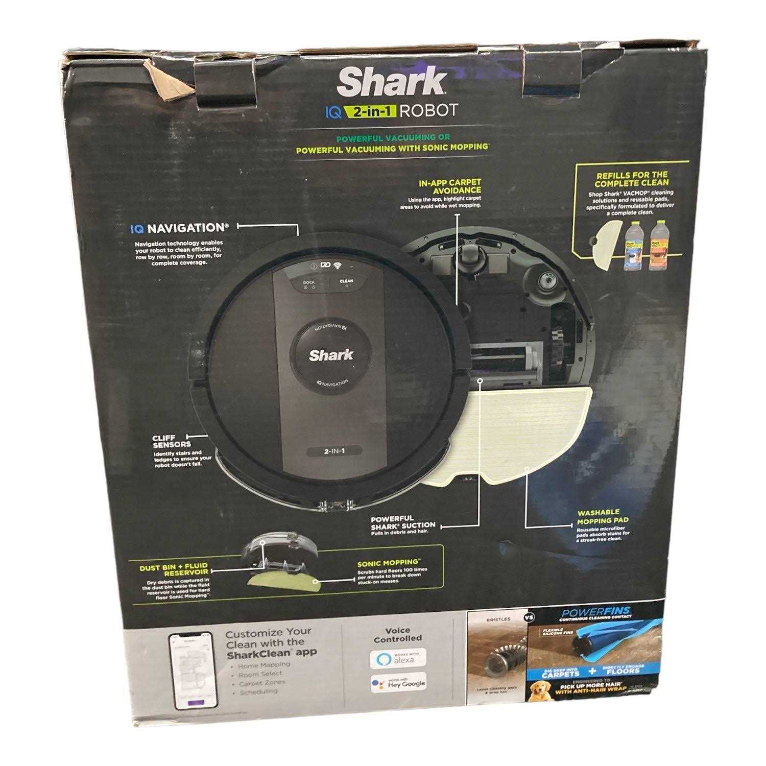Shark IQ 2in1 Robot Vacuum & Mop with Home Mapping - Image 2
