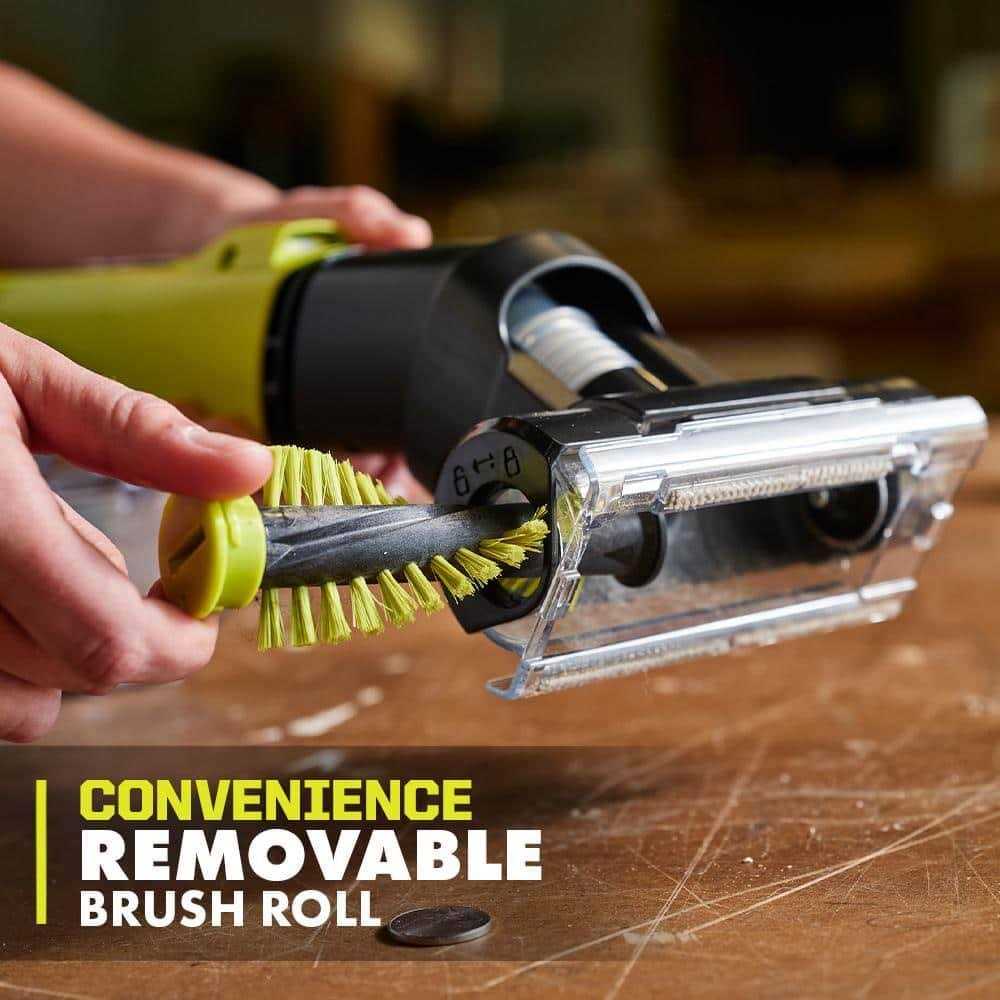 RYOBI ONE+ 18V Cordless Hand Vacuum with Powered Brush Kit with 2.0 Ah - Image 3