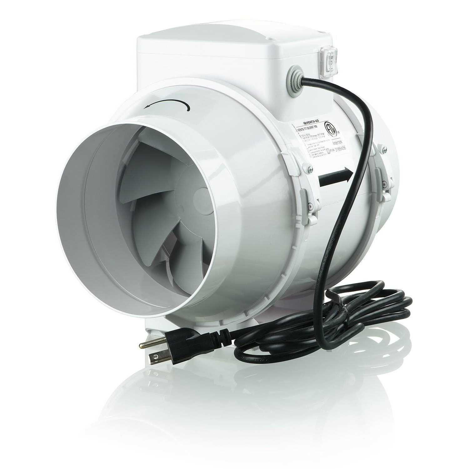 Ventamatic TT Silent 100 Plastic Inline Mixed-Flow Fan 4