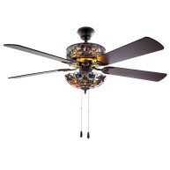 River of Goods 52 inch Magna Carta LED Ceiling Fan with Light