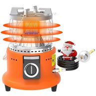 SEEYANG Propane Heater Indoor, Portable Propane Heater with 5FT Propane Hose and Pressure Reducing Valve