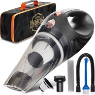 Thisworx Cordless Car Vacuum Portable, Mini Handheld Vacuum w/Rechargeable Battery and 3 Attachments