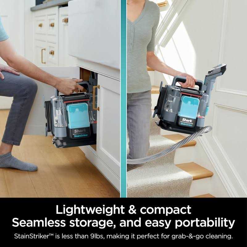Shark PX202BRN StainStriker Portable Spot, Stain, & Odor Eliminator for Carpets, Area Rugs, Upholstery, Cars, with Bonus Accessories and Cleaning - Image 5