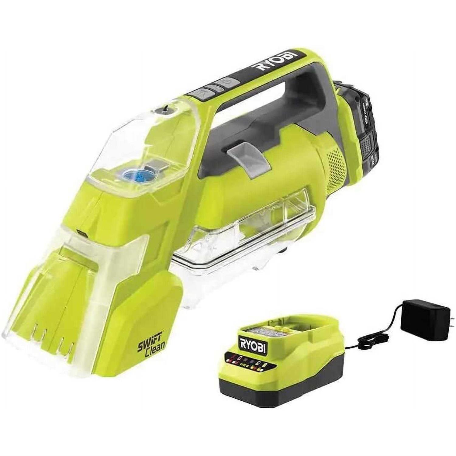 RYOBI ONE+ 18V Cordless SWIFTClean Spot Cleaner Kit with 2.0 Ah Battery and Charger