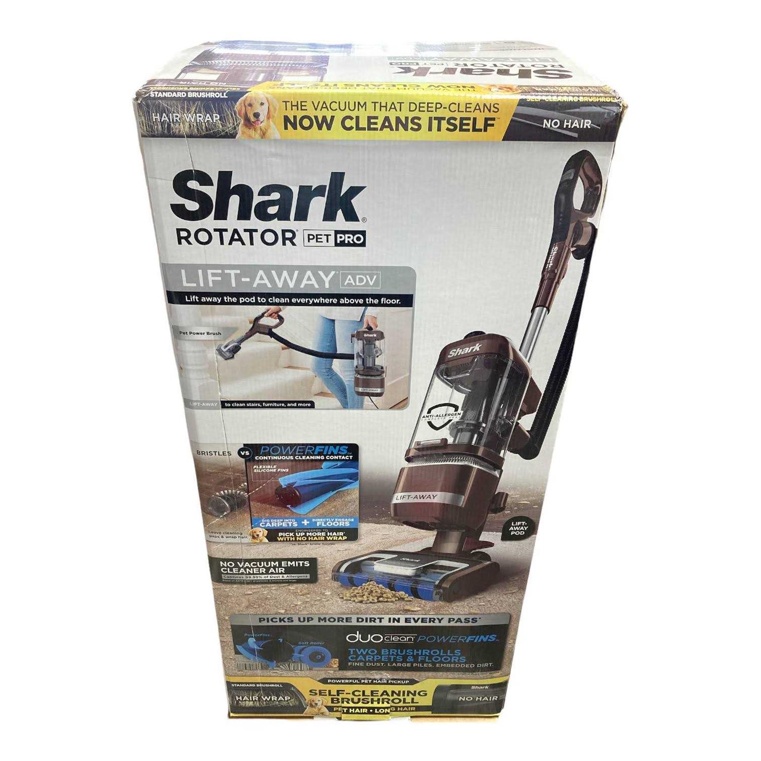 Shark Rotator Lift-Away ADV Upright Vacuum with DuoClean PowerFins and Self-Cleaning Brushroll