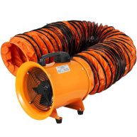 VEVOR 8&” Extractor Fan Blower Portable W/5m Duct Hose Exhaust Ventilator Rubber Feet GYGFJ8YCD5MG00001V1