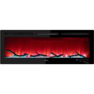 VEVOR Electric Fireplace Wall-mounted Recessed w/ Adjustable Flame & Speed