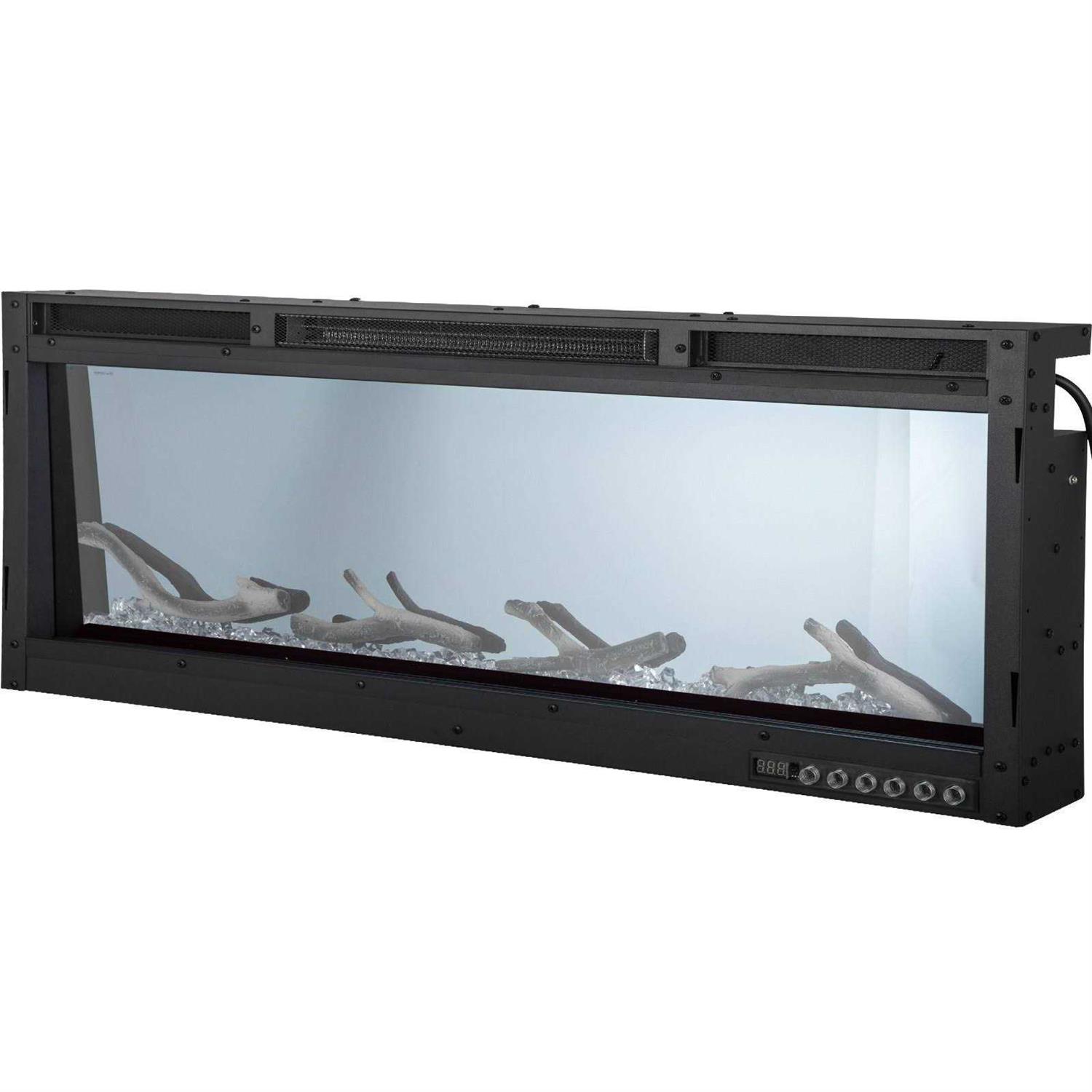 VEVOR Electric Fireplace Wall-mounted Recessed w/ Adjustable Flame & Speed - Image 4