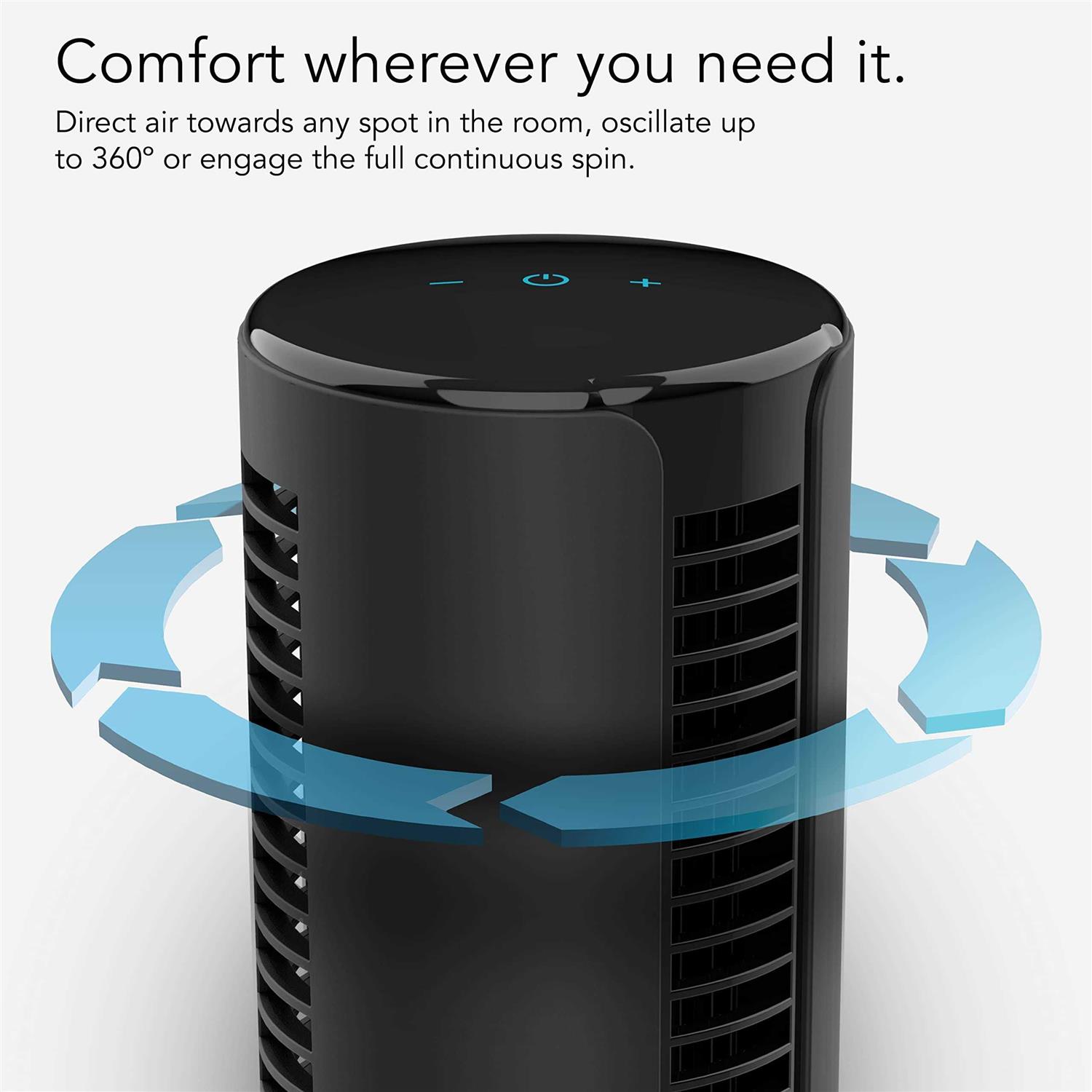 Vornado ATOM AE Oscillating Tower Fan - Image 4