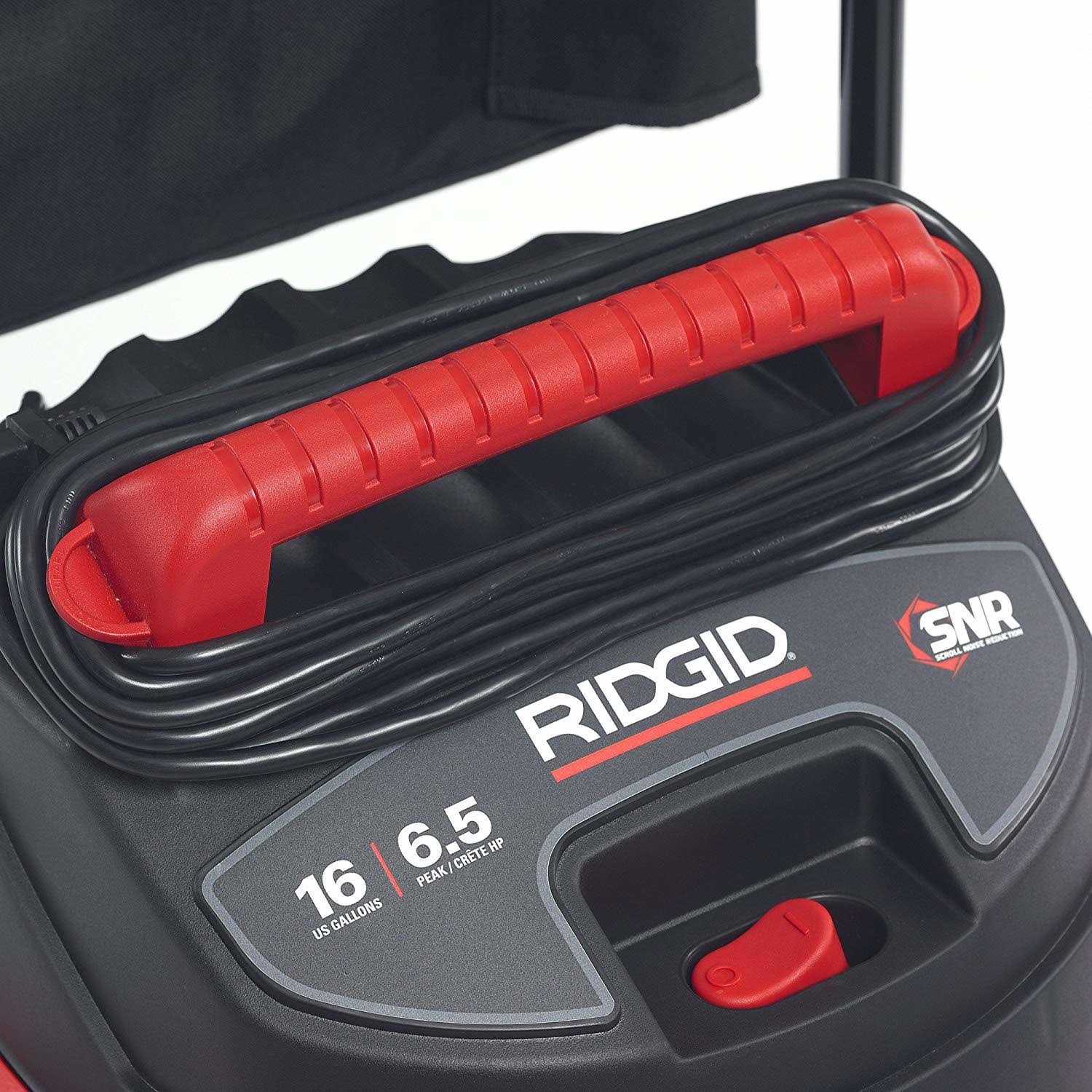 RIDGID 50353 1610RV Stainless-Steel Wet/Dry Vacuum with Cart - Image 4