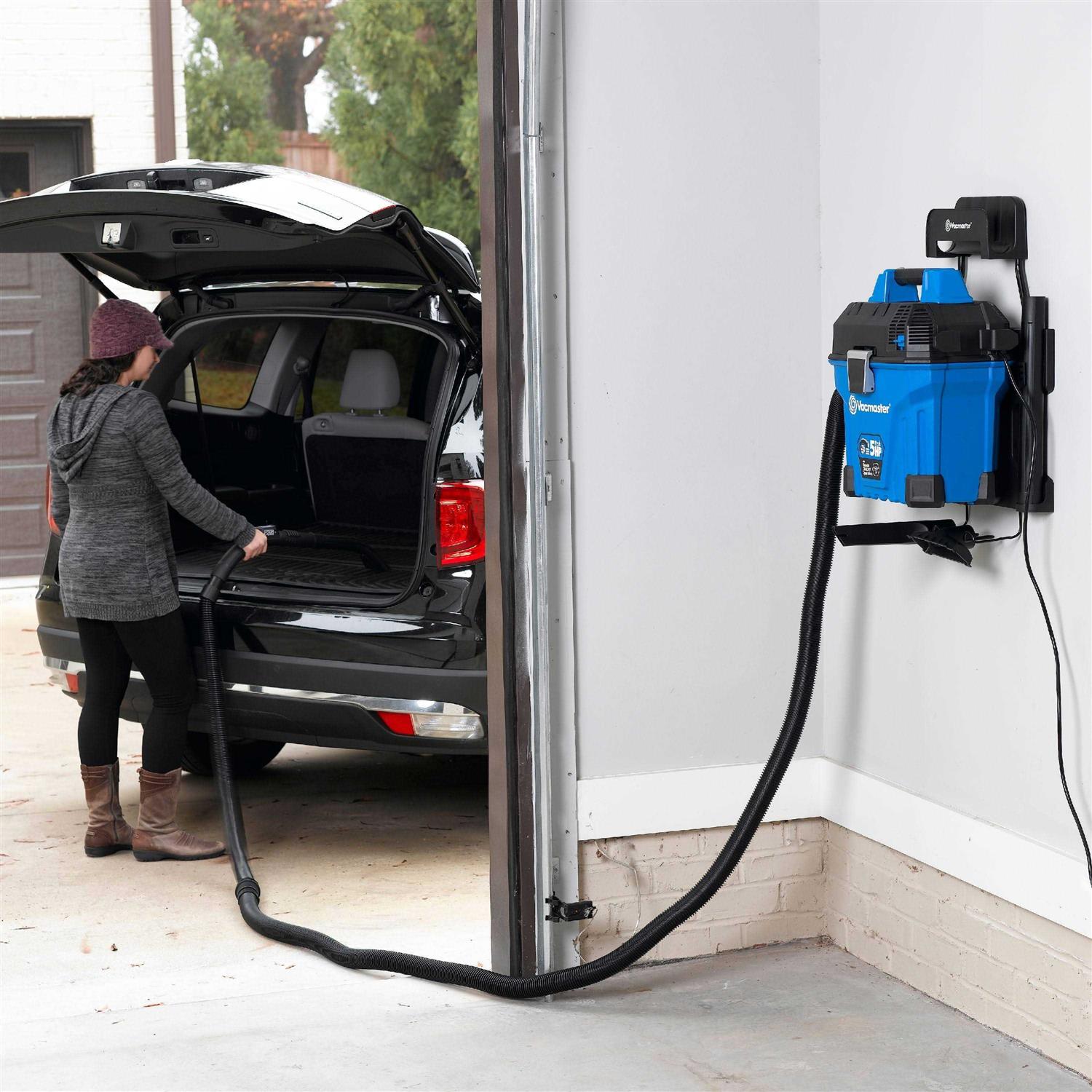 Vacmaster 5 Gallon Wall Mountable Wet/Dry Vacuum with Remote Control - Image 5