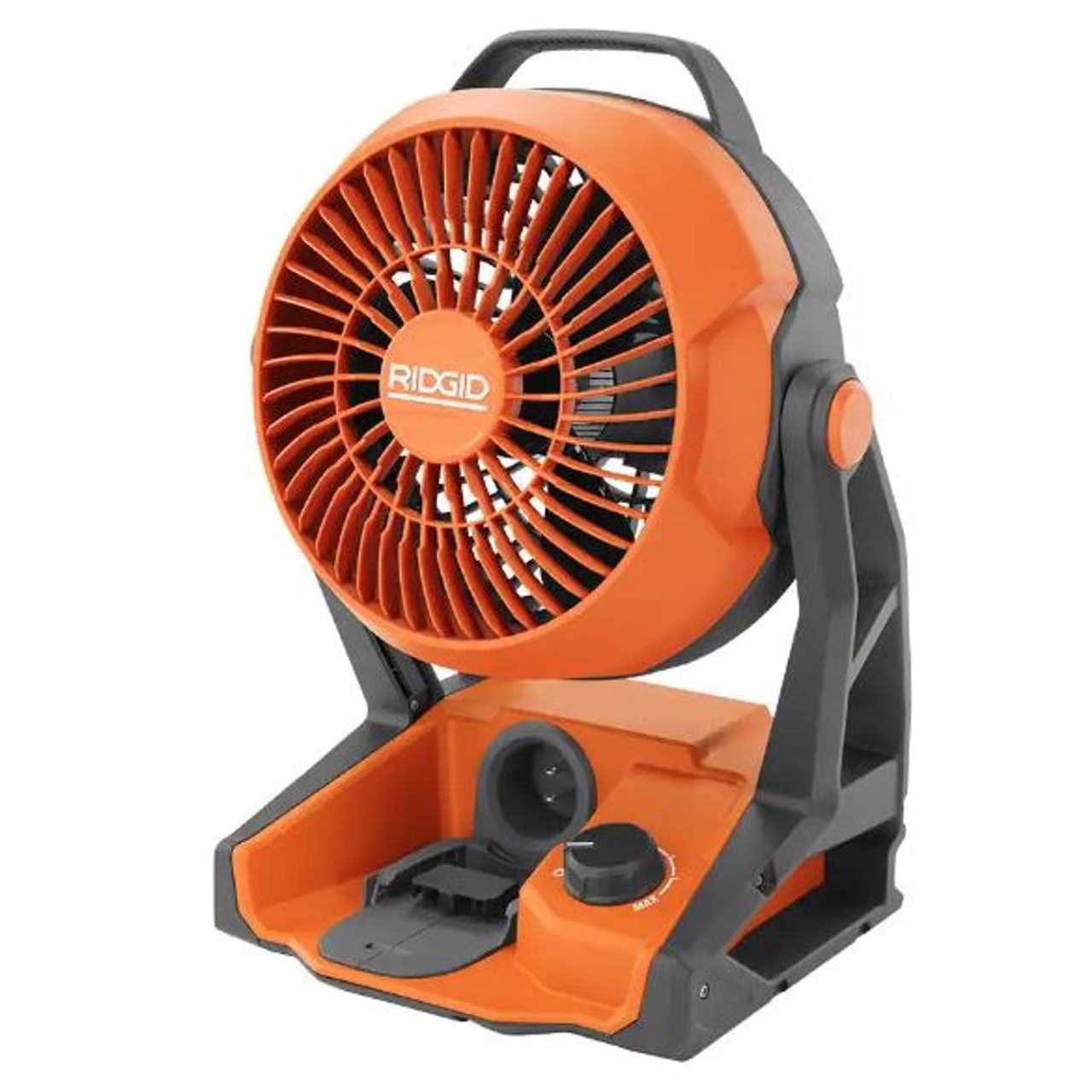 RIDGID 18V Cordless Hybrid Jobsite Fan