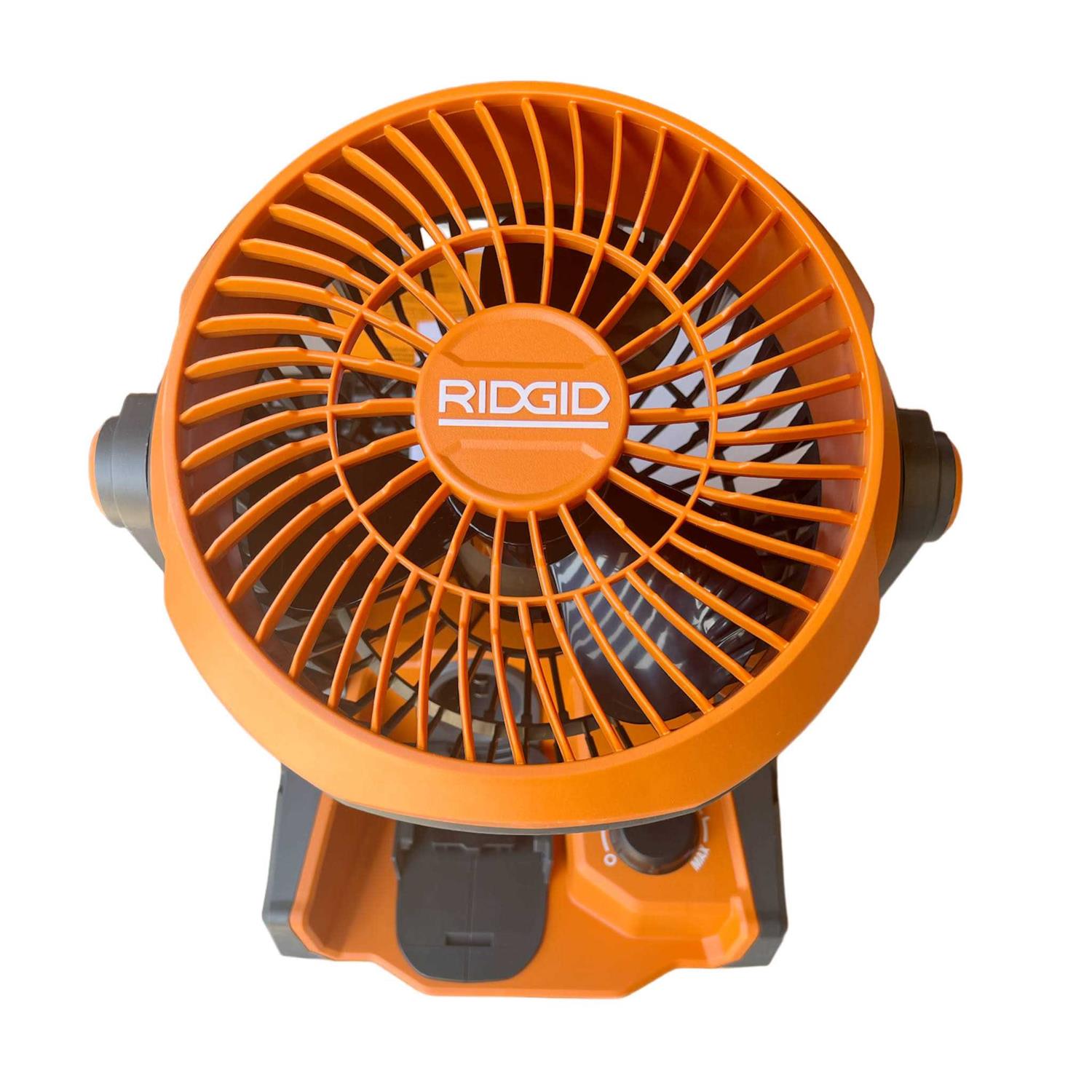 RIDGID 18V Cordless Hybrid Jobsite Fan - Image 2