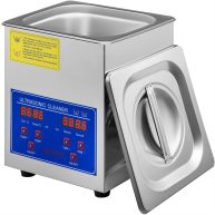 VEVOR Ultrasonic Cleaner 1.3L Professional Ultrasonic Cleaner with Digital Timer 40kHz Excellent Ultrasonic Cleaning Machine 110V for Jewelry Watch JPS-08ACSBQXJ0001V1