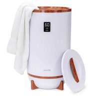 SereneLife Single Touch Towel & Blanket Warmer with Fragrant Disc Holder and LED Ring