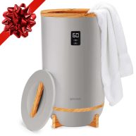 SereneLife Single Touch Towel & Blanket Warmer with Fragrant Disc Holder and LED Ring