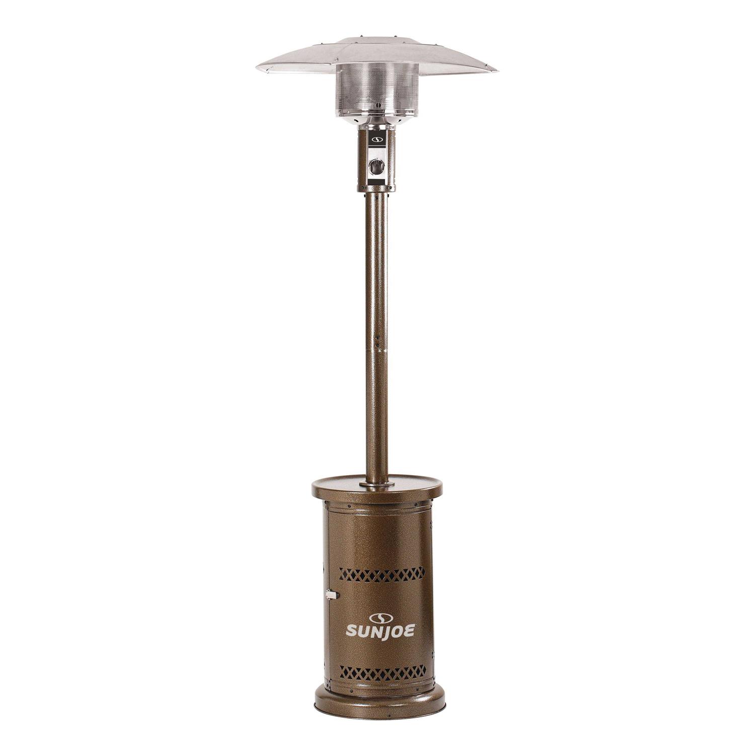 Sun Joe Outdoor Propane Powered Patio Heater w/ Wheels
