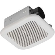 Utilitech 2-Sone 70-CFM White Bathroom Fan Energy Star 7111-04-L