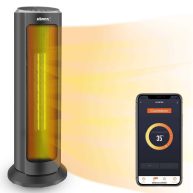 Smart WIFI Electric Space Heater KOREX Slim Ceramic Tower Heater Works with APP Alexa & Google 1500W