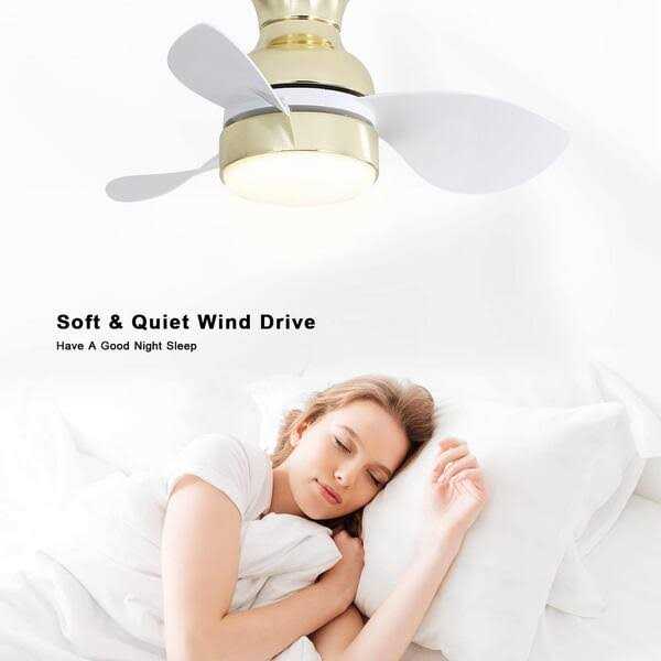 Sofucor 52 inch Low Profile Ceiling Dimmable Light and Remote Control - Image 3