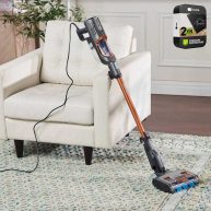 Shark Qs2000qcp Vertex UltraLight DuoClean PowerFins Stick Vacuum Copper