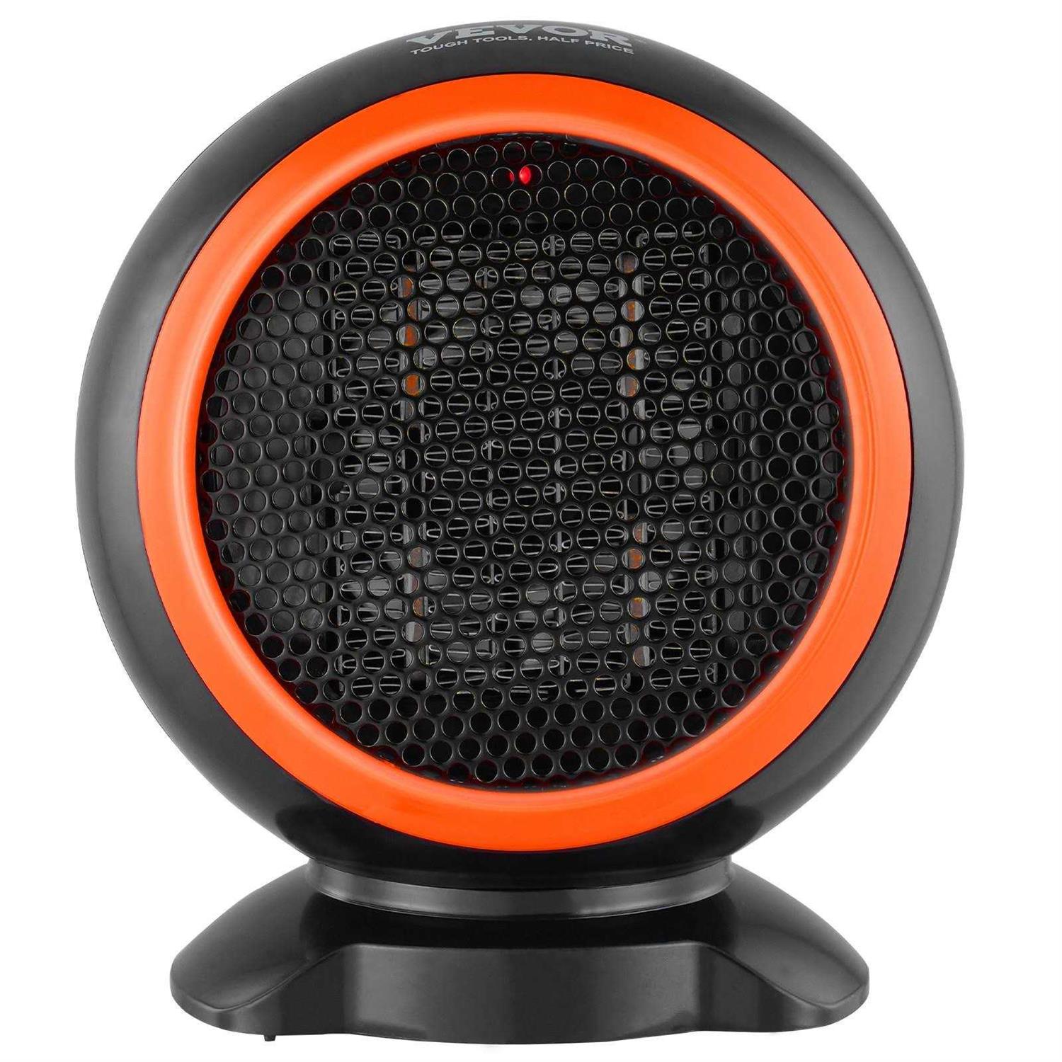 VEVOR 500-Watt 6 in. Portable Electric Space Heater with Overheat Protection Secure and Quiet Ceramic Heater Fan - Image 3