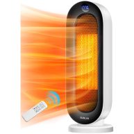 Space Heater for indoor Use Portable Electric Heater for Bedroom,1500W PTC Electric Heater with Thermostat