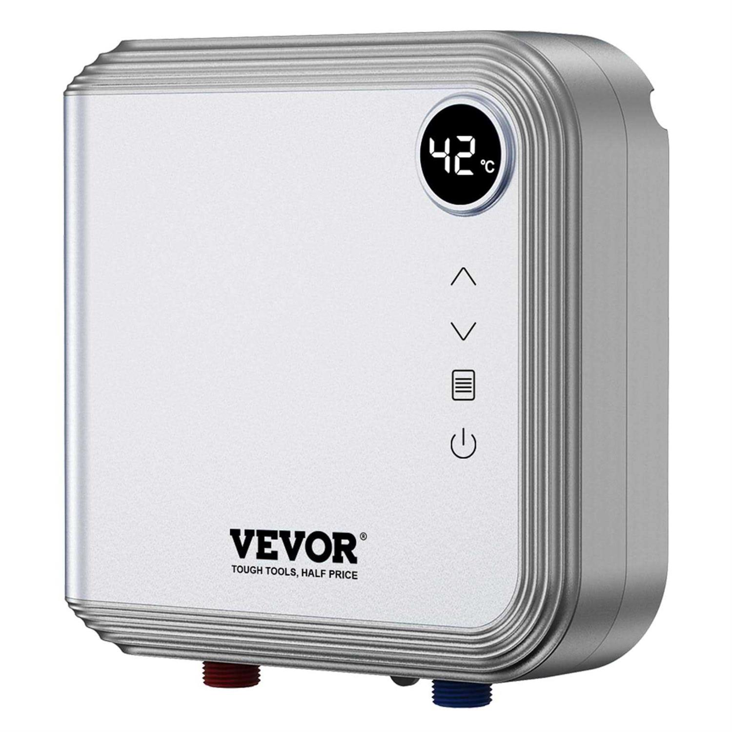 VEVOR Tankless Water Heater Electric 7kw On Demand Instant Under Sink Water Boiler