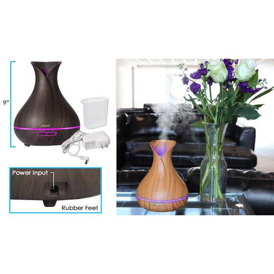 Wood Grain Ultrasonic Air Humidifier Tagco - Image 4