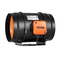 VEVOR Inline Duct Fan 8-Inch 807 CFM with Temperature Humidity Controller