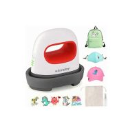 Slendor Mini Heat Press Machine for T Shirts Shoes 4.17 x 2.44 Small Vinyl Printing Machine Portable Easy Press Iron for HTV Vinyl Projects