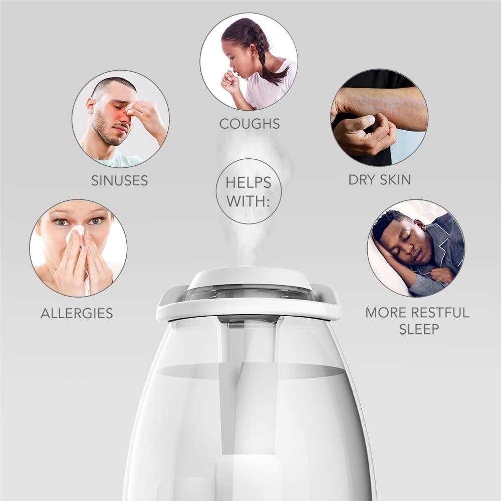 Sharper Image UHT1 Ultrasonic Cool Mist Humidifier - Image 2