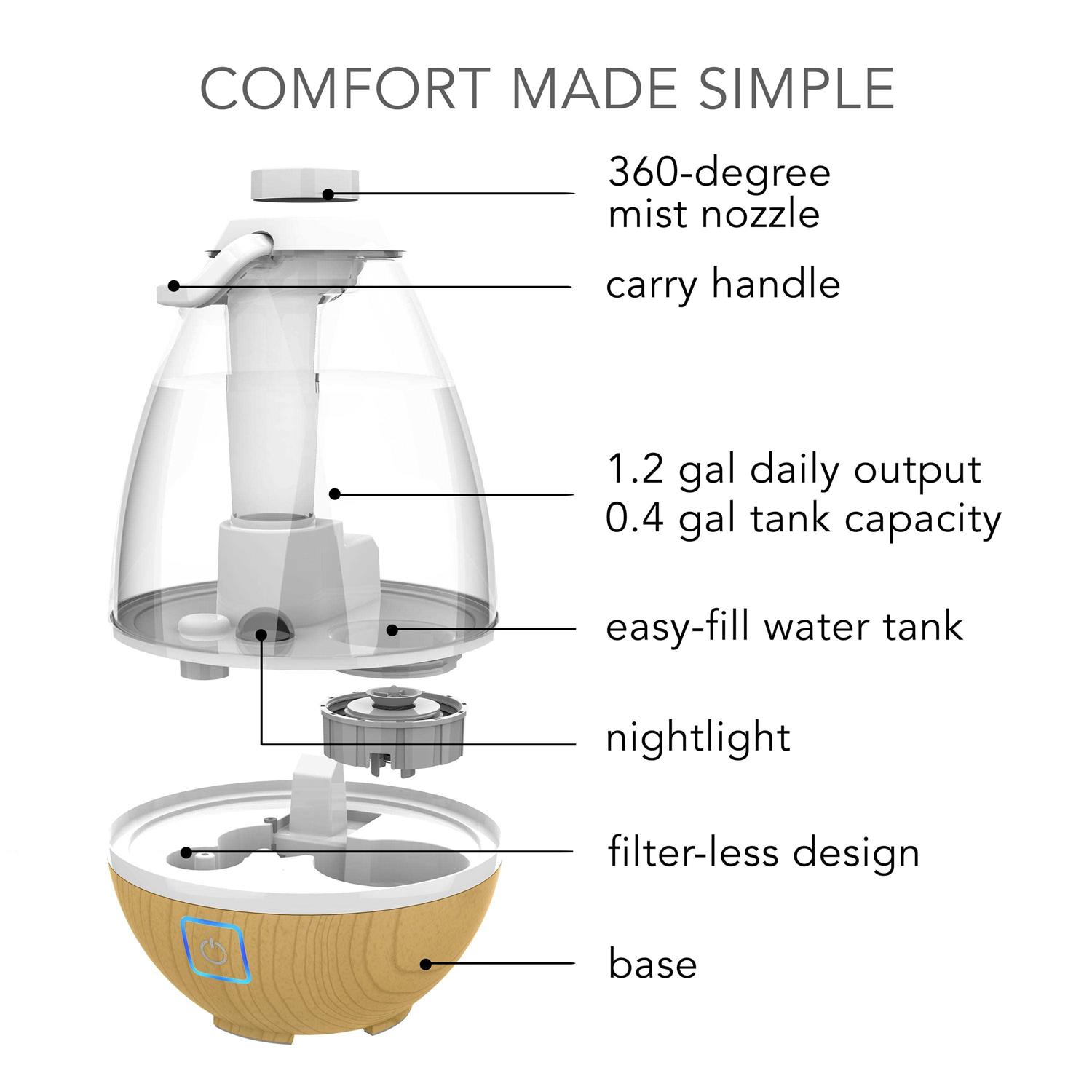 Sharper Image UHT1 Ultrasonic Cool Mist Humidifier - Image 5