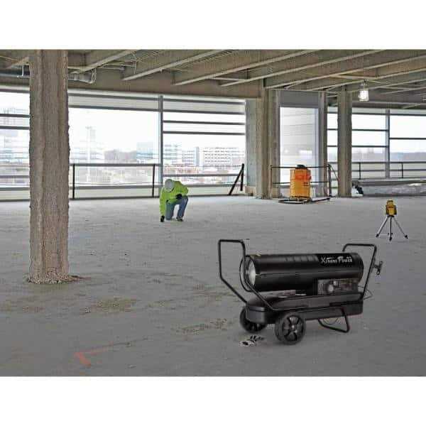 XtremepowerUS 100K BTU Kerosene/Diesel Forced Air Portable Space Heater with Automatic Shutoff and Thermostat - Image 2